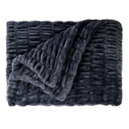 Abrazo Originals Fur Blanket - Midnight