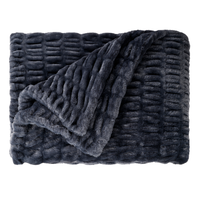 Abrazo Originals Fur Blanket - Midnight