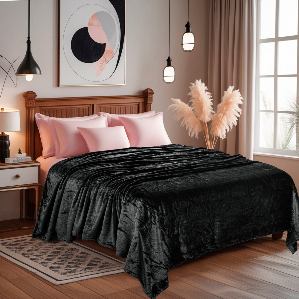 The Abrazo Minky - Midnight Black