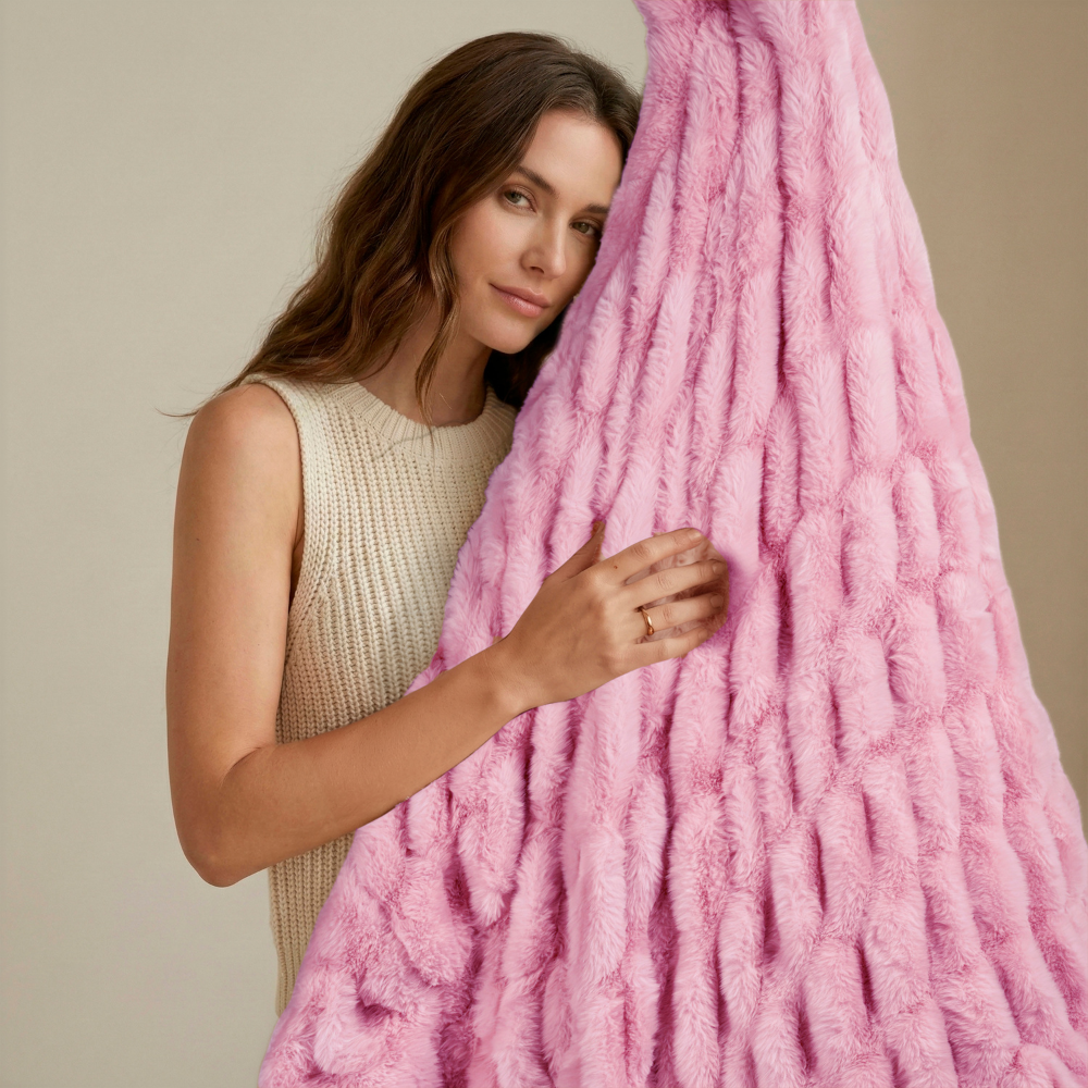 Abrazo Originals Fur Blanket - Taffy