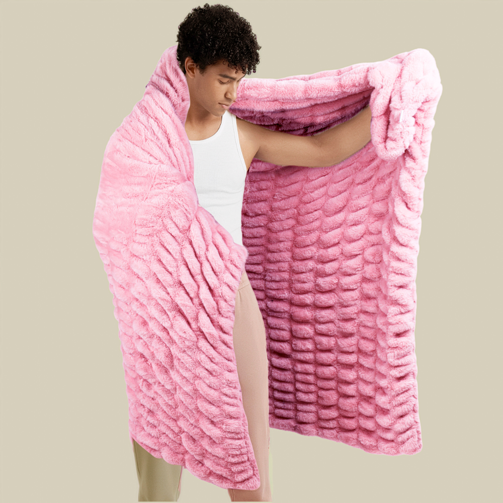 Abrazo Originals Fur Blanket - Taffy