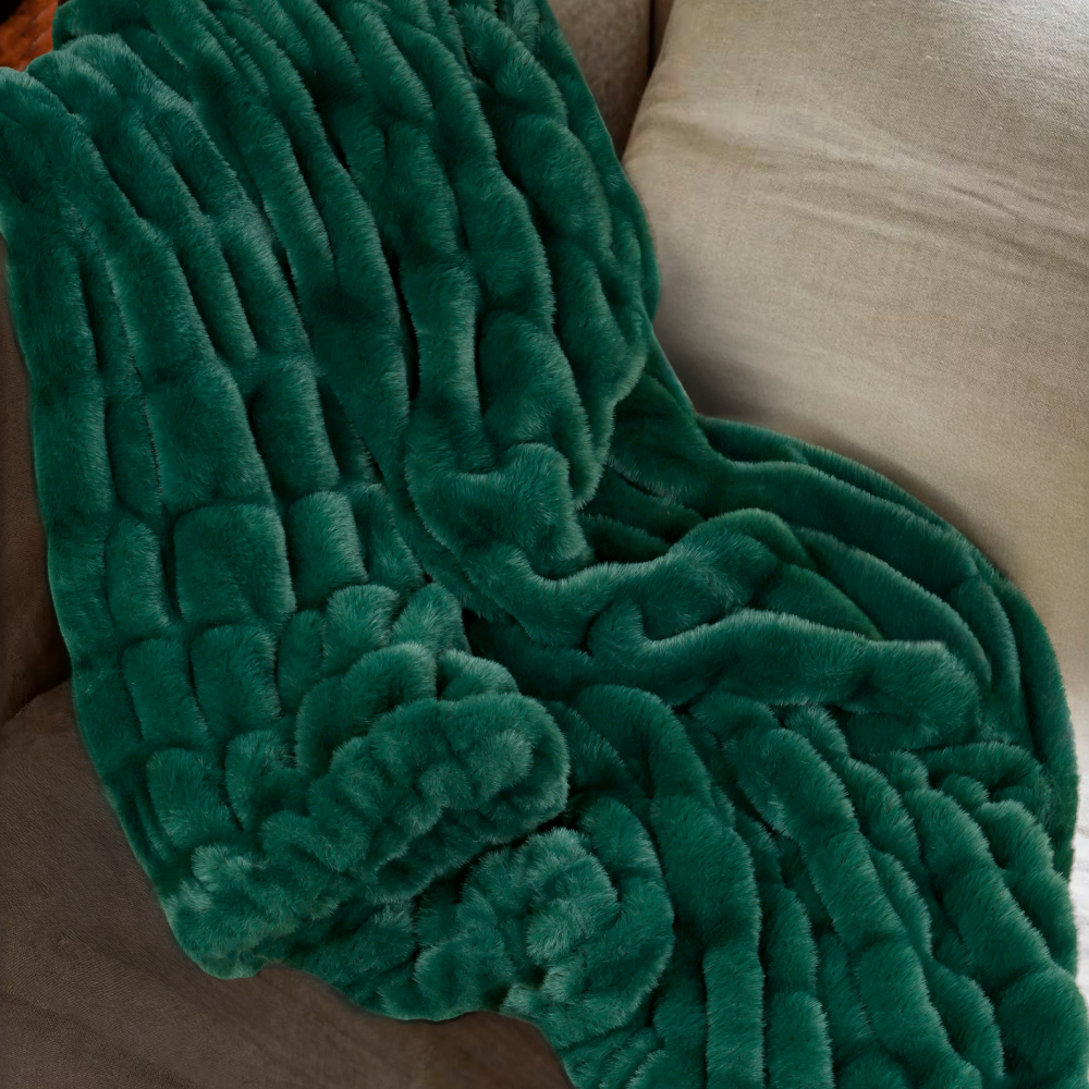 Abrazo Originals Fur Blanket - Forest