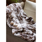 Abrazo Originals Fur Blanket - Walnut