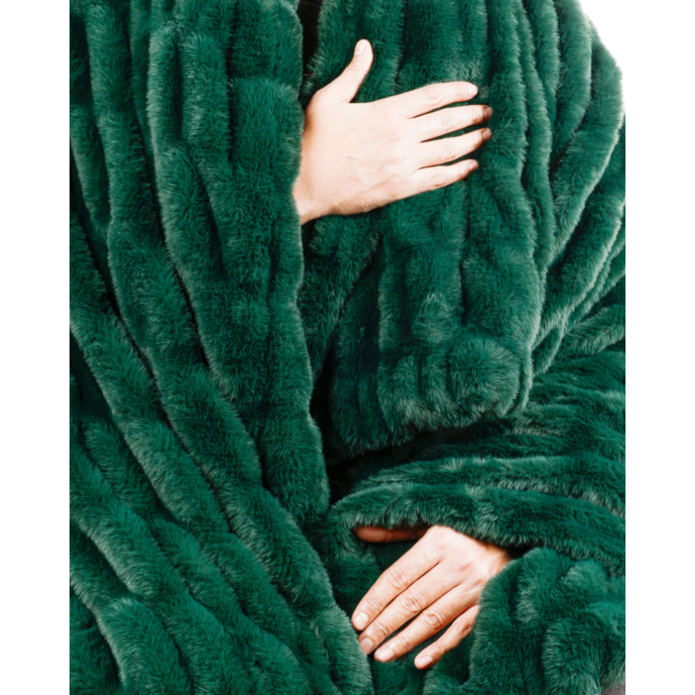 Abrazo Originals Fur Blanket - Forest