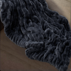 Abrazo Originals Fur Blanket - Midnight