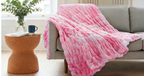 The Abrazo Plush Blanket - Flamingo