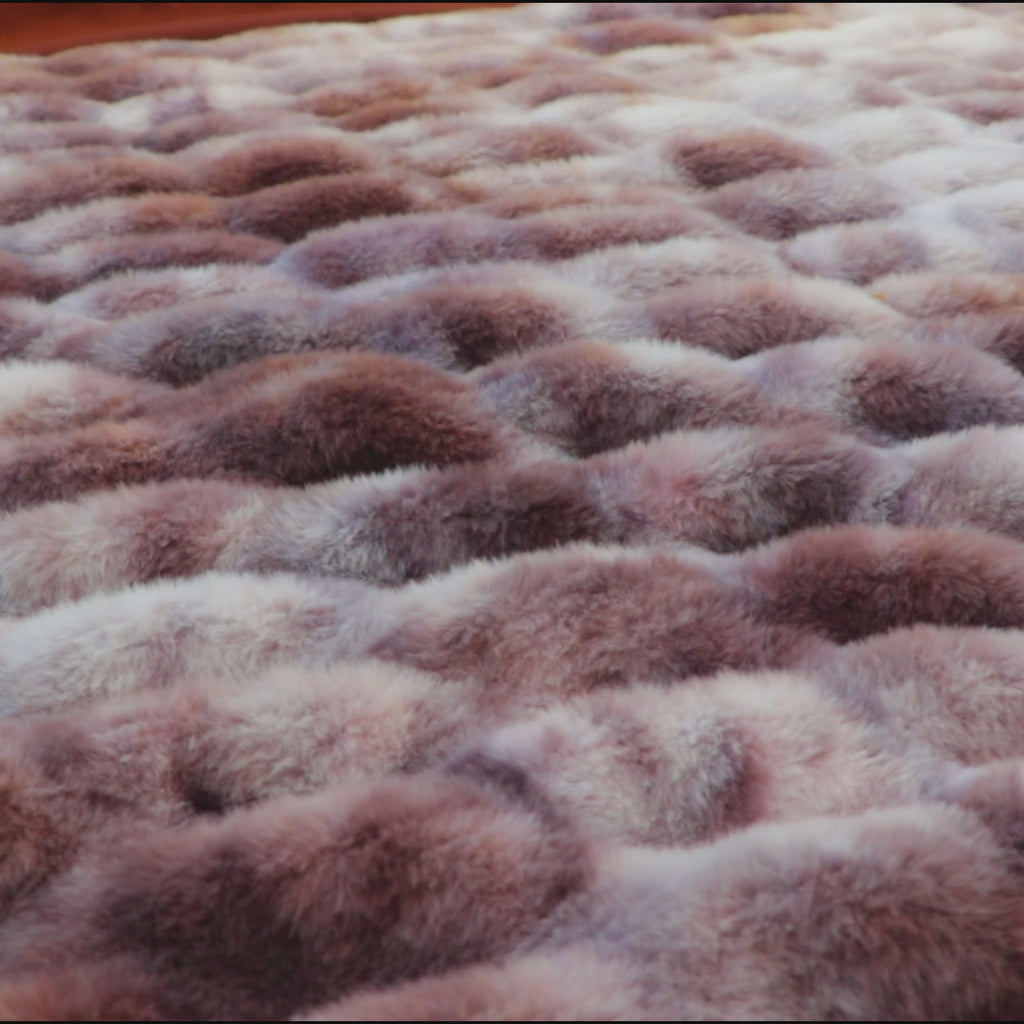 The Abrazo Plush Blanket - Walnut